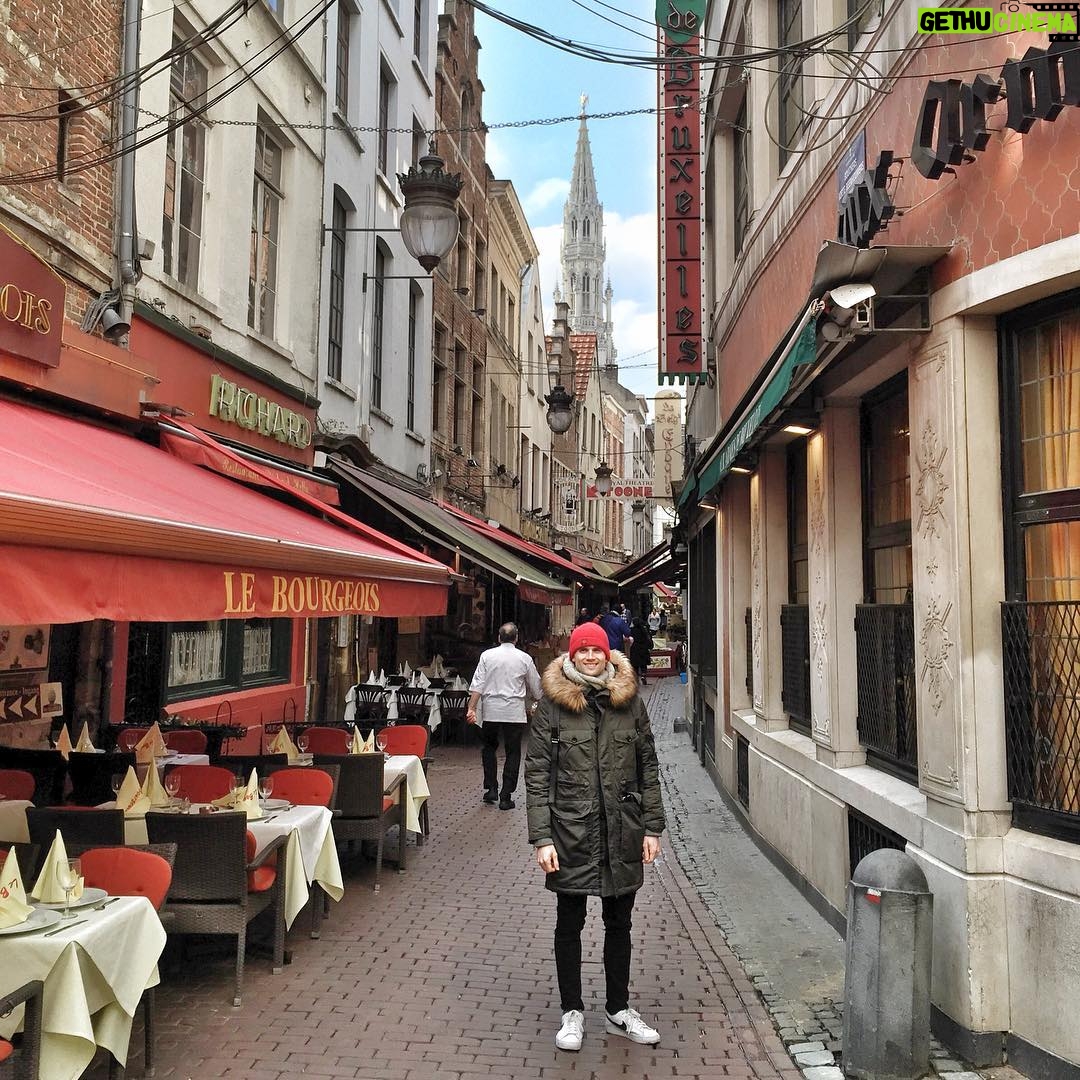 Kyle Dean Massey Instagram - Today I ate mussels in Brussels. Brussels, Belgium