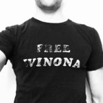 Kyle Dean Massey Instagram - Goodbye "Free Winona" t-shirt. We had a great 14 year run. But nobody even gets you anymore...what is this world coming to? #winonaryder #freewinona