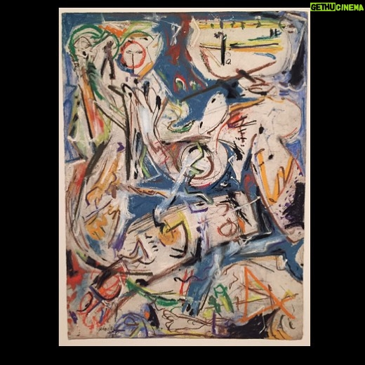 Kyle Dean Massey Instagram - My favorite from the Pollock special exhibit today. MoMA The Museum of Modern Art
