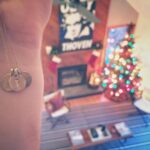 Kyle Dean Massey Instagram - This Love Initials Necklace is the best early Christmas gift ever from @kylechandesign I have not taken it off since I received it...except to take this photo of course. I approve...and so does Beethoven. #LoveInitials #loveinitialsnecklace