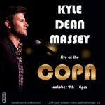 Kyle Dean Massey Instagram – This Friday at 8pm I’ll be in Palm Springs with my show! @copanightclub Copa Nightclub