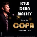 Kyle Dean Massey Instagram - This Friday at 8pm I'll be in Palm Springs with my show! @copanightclub Copa Nightclub