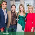 Kyle Dean Massey Instagram - Tune in today 10/25 to see me and @ashleynewbrough promote our new Christmas movie “A Merry Christmas Match” airing on @hallmarkmovie tonight! @ninthhousefilms Universal Studios Backlot Home & Family Set