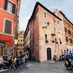 Kyle Dean Massey Instagram – Perfect corner for Aperol Spritzing. Rome, Italy