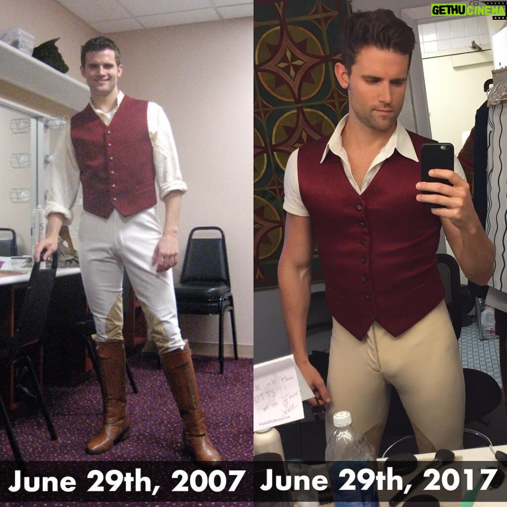 Kyle Dean Massey Instagram - A little bit older with costumes a whole lot tighter - I'm filling in at Wicked until this Sunday. Come see us! Gershwin Theater