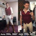 Kyle Dean Massey Instagram - A little bit older with costumes a whole lot tighter - I'm filling in at Wicked until this Sunday. Come see us! Gershwin Theater