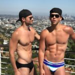 Kyle Dean Massey Instagram - Broz in Speedoz Los Angeles, California
