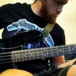 Kyle Greenwood Instagram - Ride the Lightning came out 37 years ago today! July 27, 1984. It’s also @tripleh Birthday and I don’t think he’s much older than this iconic Metallica album. I used @calinetechnology pedals to get that Cliff Burton sound in Fade to Black here. (Or at least tried to) What’s your fav track from the record?