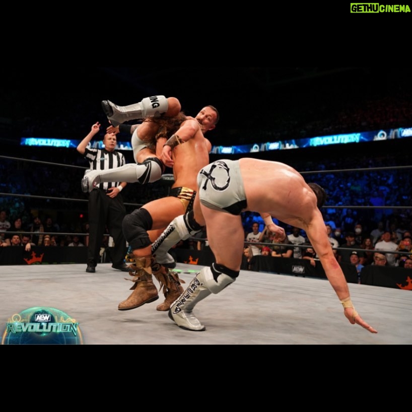 Kyle Greenwood Instagram - No Man’s Land. #aewrevolution