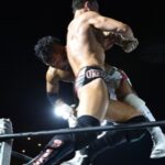 Kyle Greenwood Instagram - Internet people informed me today is the 7 year anniversary of this match I had with KUSHIDA. I’ve never seen these pics before what a nice trip down memory lane. #BOSJ @kushida_ts