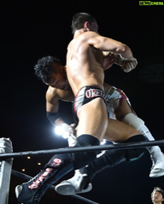 Kyle Greenwood Instagram - Internet people informed me today is the 7 year anniversary of this match I had with KUSHIDA. I’ve never seen these pics before what a nice trip down memory lane. #BOSJ @kushida_ts