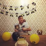 Kyle Greenwood Instagram - Had a very happy birthday and I owe it all to everyone’s best wishes! I learned some new buttons, changed some diapage, had some baby cuddles and a Batman party and I get to wrestle tomorrow on @aewontv life rules so hard! Feelin’ alive at 35!!! There is a sneaky hidden beagle somewhere in this pic drop a 🐶 if you can spot him!