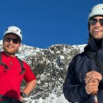 Kyle Schmid Instagram - Hiking the Franz Josef glacier with my babe. Another bucket list checked and another amazing day in New Zealand. This glacier is constantly moving, the cracking sounds reverberated through the mountains as we made our way through it with our guides. So grateful for this experience and a huge thanks to @franzjosefglacierguides for making this happen for us!!! #glacier #glacierhike #franzjosephglacier #bucketlist #newzealand #honeymoon #honeymooners Franz Josef Glacier, New Zealand