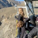 Kyle Schmid Instagram - Absolute bucket list with my incredible wife @caitylotz jumping off the 134m Nevis bungee jump in Queenstown, NZ. “I’m not going to do it” she said. Not 10 minutes later Marc, our man at @ajhackettbungynz had her suited and booted. The moment you realize you’re going to live out childhood dreams WITH your wife only reaffirms she’s the one. I love you so much sweetie!! #bungeejumping #nevis #bucketlist #wifegoals #lifegoals #honeymoon AJ Hackett - Nevis Bungie