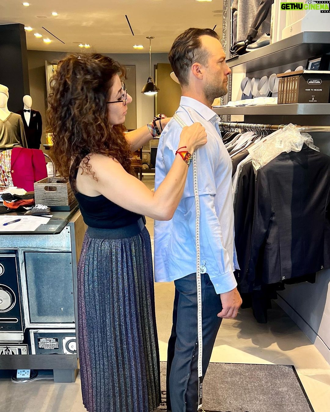 Kyle Schmid Instagram - Only the finest bespoke. Getting fitted for my wedding looks with the gang over at @kleinepsteinparker and couldn’t be more excited. I’ve never had a made to measure suit and this won’t be the last. #madetomeasure #bespoke #suit #tux #weddingvibes Klein Epstein Parker