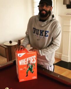 Kyrie Irving Instagram - Truly appreciative of this opportunity and I would like to thank @generalmillscereal @nikebasketball @lionsgate @pepsi. The Uncle Drew Movie comes out June 29th, make sure to check it out.