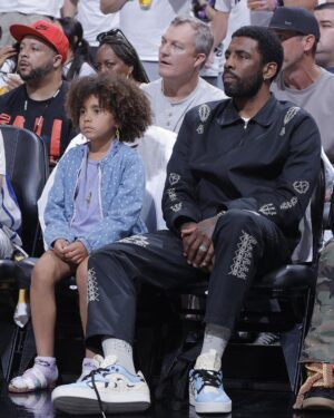 Kyrie Irving Instagram - The next Generation of 
A11Even. Princess Azurie🤞🏾♾❤️🖤

@aseyestudio 
@ninetynineproducts
