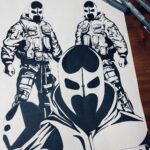 Kytao Instagram - KYTAO by @spine_essence Techniques mixtes sur papier Canson FRENCH CUT