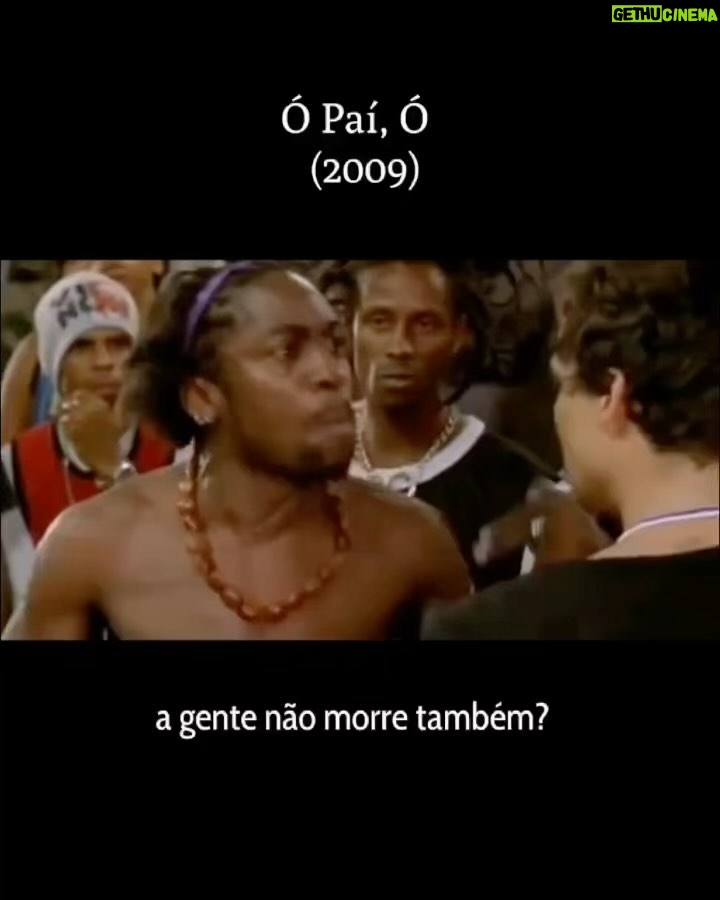 Lázaro Ramos Instagram - Essa cena se tornou icônica, se tornando música do @emicida, refeita por muitas pessoas, compartilhada em redes sociais todo o tempo. Ao pensar no segundo filme, naturalmente a equipe entendeu que tinha-se um compromisso de continuar a reflexão que a cena trouxe em 2000 e tanto. Aqui vai um pedacinho da nova cena para vocês conferirem, só não vou postar inteira para não perder a graça de quem for assistir ao Ó Paí Ó 2. 😜❤️