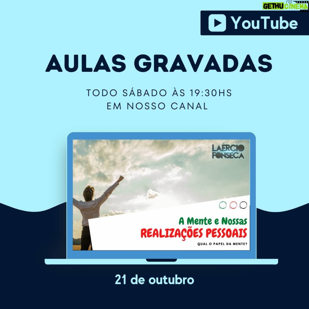 Laércio Fonseca Instagram - Olá pessoal, passando para lembrar que hoje tem conteúdo INÉDITO em nosso canal :) Espertamos por vocês!!! Ajude-nos a passar a mensagem para mais pessoas, envie para quem você acredita que gostará de assistir também😉 #espiritualidade #amor #autoconhecimento #paz #deus #gratidao #medita #espiritismo #energia #sabedoria #positividade #fe #felicidade #vida #magia #universo #terapiaholistica #despertar #prosperidade #luz #consciencia #ufologia #laerciofonseca #espacocaminhodaluz #youtube