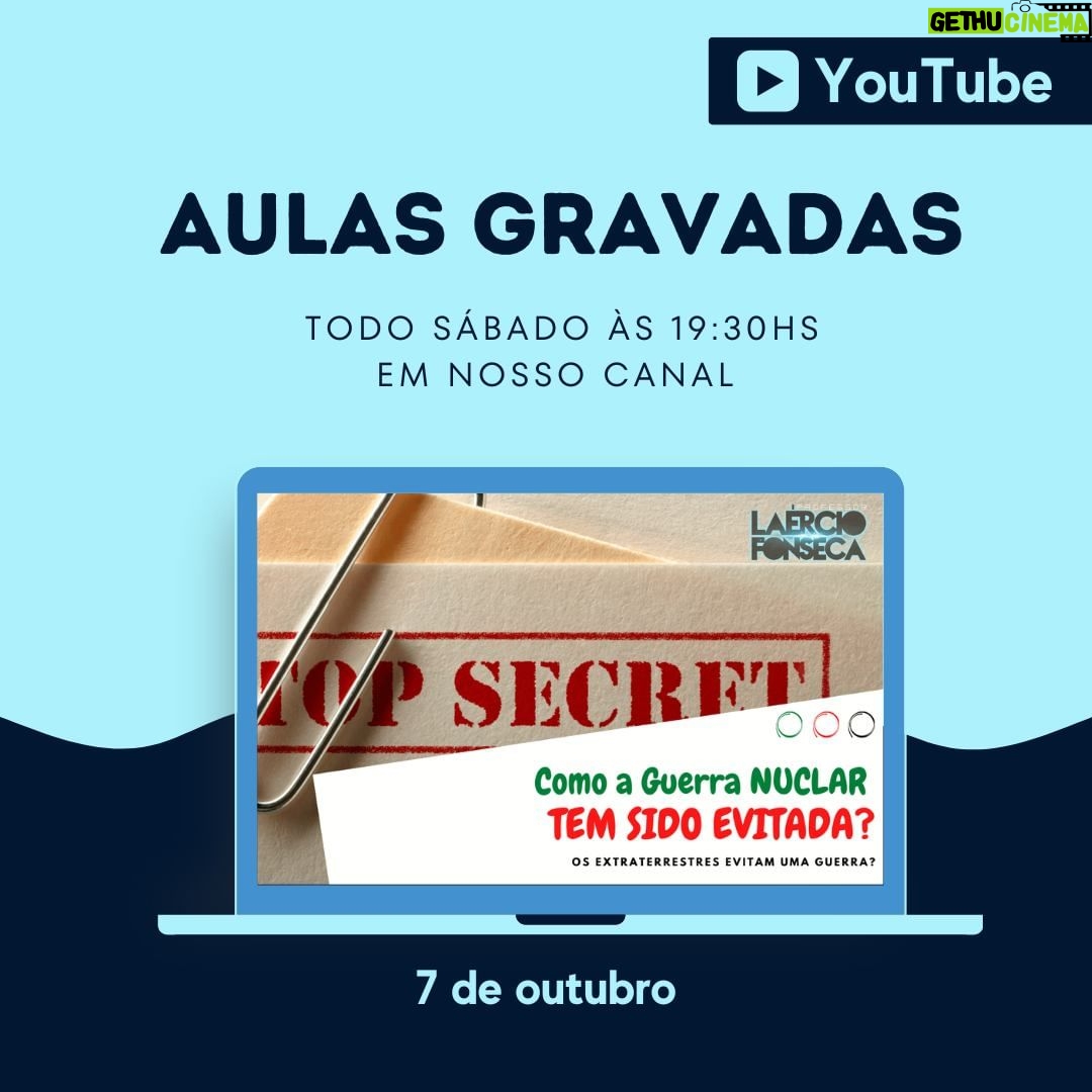 Laércio Fonseca Instagram - Olá pessoal, passando para lembrar que hoje tem conteúdo INÉDITO em nosso canal :) Espertamos por vocês!!! Ajude-nos a passar a mensagem para mais pessoas, envie para quem você acredita que gostará de assistir também😉 #espiritualidade #amor #autoconhecimento #paz #deus #gratidao #medita #espiritismo #energia #sabedoria #positividade #fe #felicidade #vida #magia #universo #terapiaholistica #despertar #prosperidade #luz #consciencia #ufologia #laerciofonseca #espacocaminhodaluz #youtube