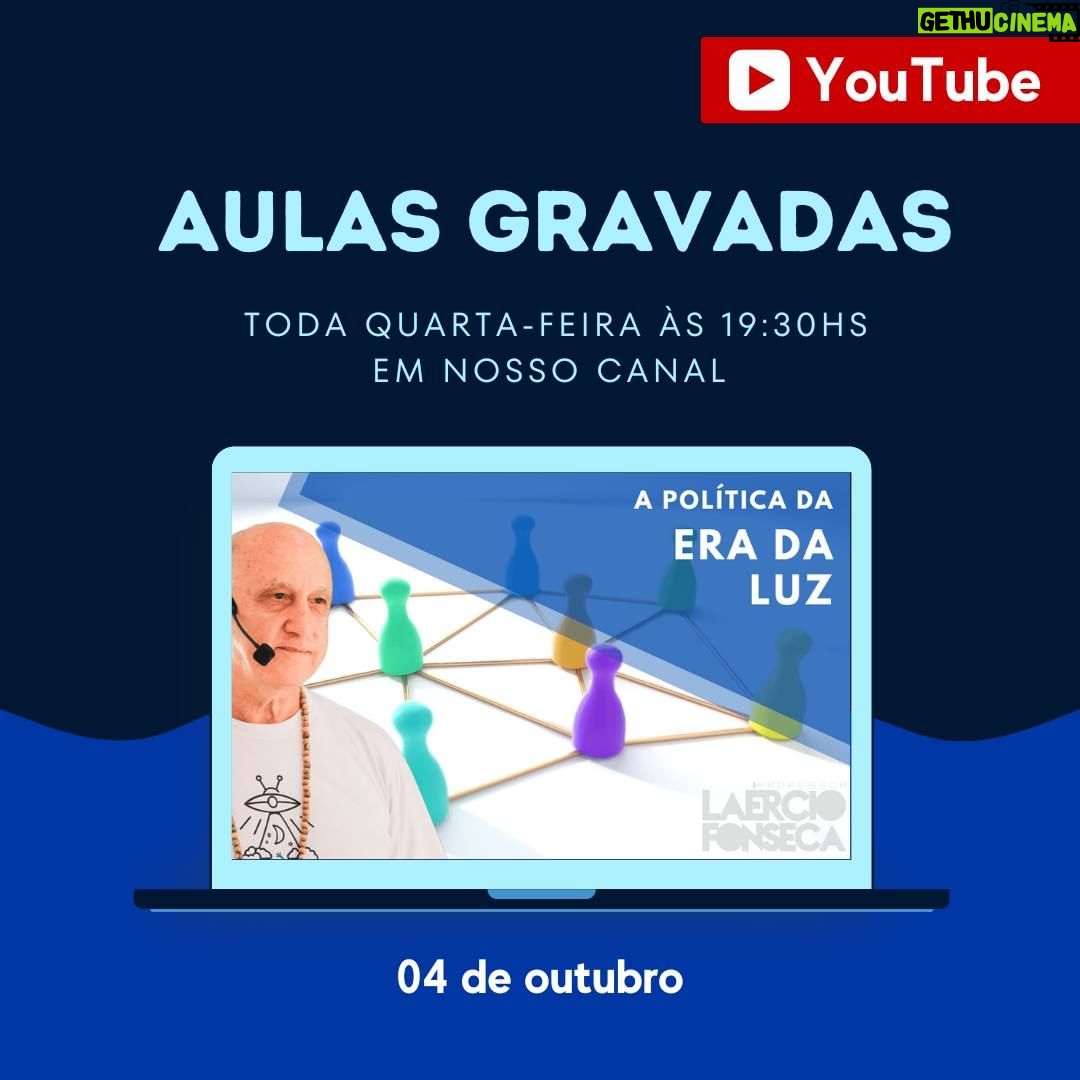 Laércio Fonseca Instagram - Olá pessoal, passando para lembrar que hoje tem conteúdo INÉDITO em nosso canal :) Espertamos por vocês!!! Ajude-nos a passar a mensagem para mais pessoas, envie para quem você acredita que gostará de assistir também😉 #espiritualidade #amor #autoconhecimento #paz #deus #gratidao #medita #espiritismo #energia #sabedoria #positividade #fe #felicidade #vida #magia #universo #terapiaholistica #despertar #prosperidade #luz #consciencia #ufologia #laerciofonseca #espacocaminhodaluz #youtube