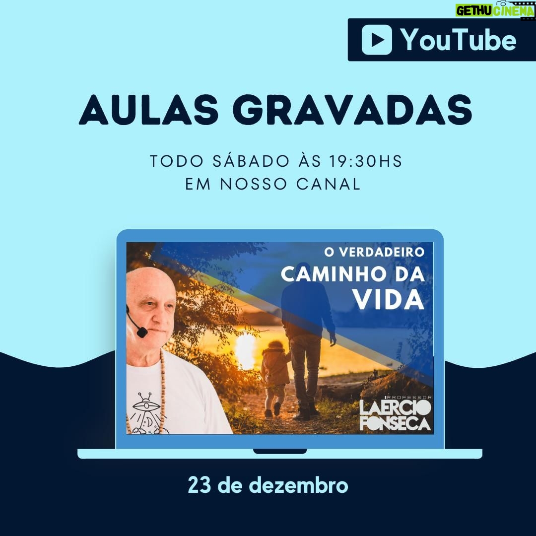 Laércio Fonseca Instagram - Olá pessoal, passando para lembrar que hoje tem conteúdo INÉDITO em nosso canal :) Espertamos por vocês!!! Ajude-nos a passar a mensagem para mais pessoas, envie para quem você acredita que gostará de assistir também😉 #espiritualidade #amor #autoconhecimento #paz #deus #gratidao #medita #espiritismo #energia #sabedoria #positividade #fe #felicidade #vida #magia #universo #terapiaholistica #despertar #prosperidade #luz #consciencia #ufologia #laerciofonseca #espacocaminhodaluz #youtube