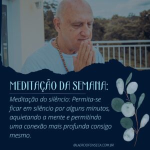 Laércio Fonseca Instagram - Bom Dia!!!

A prática da meditação diária oferece uma série de benefícios físicos, mentais e emocionais que podem transformar positivamente a nossa vida. E é por isso que preparamos um série de meditações simples para serem praticadas durante a semana.

Ótima Semana 💖🙏

#espiritualidade #amor #autoconhecimento #paz #deus #gratidao #medita #espiritismo #energia #sabedoria #positividade #fe #felicidade #vida #magia #universo #terapiaholistica #despertar #prosperidade #luz #consciencia #ufologia #laerciofonseca #espacocaminhodaluz #taichi