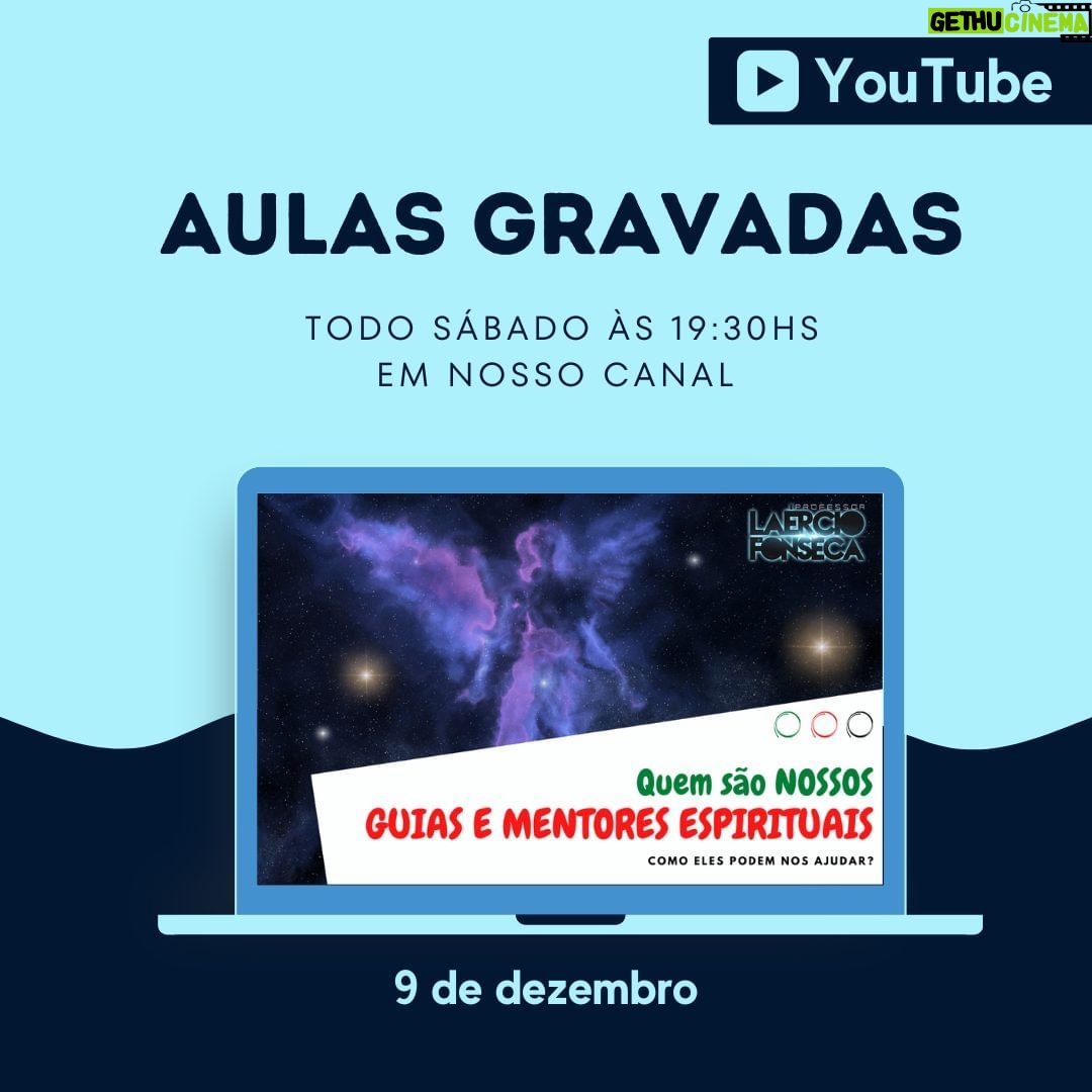 Laércio Fonseca Instagram - Olá pessoal, passando para lembrar que hoje tem conteúdo INÉDITO em nosso canal :) Espertamos por vocês!!! Ajude-nos a passar a mensagem para mais pessoas, envie para quem você acredita que gostará de assistir também😉 #espiritualidade #amor #autoconhecimento #paz #deus #gratidao #medita #espiritismo #energia #sabedoria #positividade #fe #felicidade #vida #magia #universo #terapiaholistica #despertar #prosperidade #luz #consciencia #ufologia #laerciofonseca #espacocaminhodaluz #youtube
