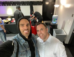 Lachlan Patterson Instagram - Opening for @russellpeters in my hometown last night was special. This man truly deserves all of his success. Such a generous, hardworking talent. This is his 8th visit to Rogers Arena and he killed it.  Get your tickets Canada.  ACT YOUR AGE TOUR.  Link in bio. #russellpeters #actyouragetour @startingfromscratch I'm at Timmy Ho's u need anything?