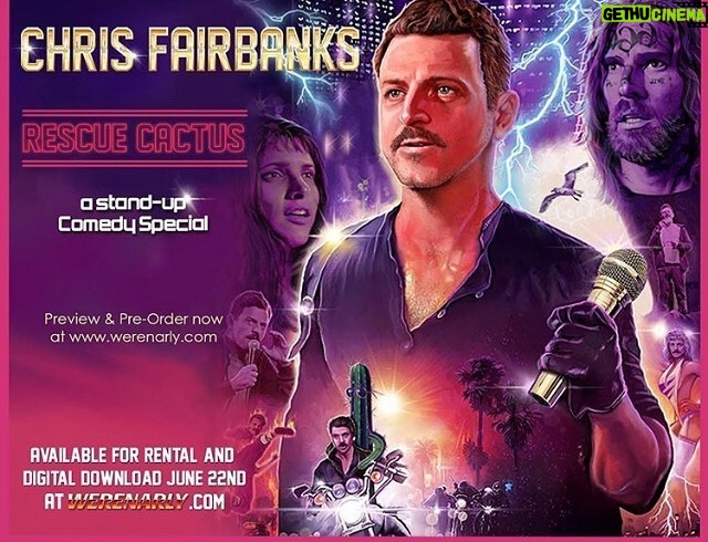 Lachlan Patterson Instagram - Finally @chris_fairbanks new comedy special is available. One of my favorite comedians from when we had live comedy. Until you can see him in a comedy club go check him out at www.werenarly.com. Be sure not to skip the cold opening where I chase him through venice all night.