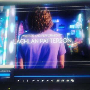Lachlan Patterson Instagram - Some shots from pre&post production of my Comedy Special Dark White.
1. 1 month before taping. Me transcribing my set with one hand. My little guy is 3 months.
2. Experimenting with fonts. This one is terrible. I did not use. Can't remember what it's called.
3. In command of the ship. Sean Oakley trying to remove the sound of a sqeaky door throughout the entire special. He's a master. You won't hear it. 
4. Beers and edits with director @broncobenshea? Why not.
5. Lost my kid on that joke.  @stublen1138 tryin to fix it in post.
6. Director @broncobenshea trying hard to  hug co-editor @stublen1138.
7. Last minute safe edits at me casa with @stublen1138
