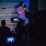 Lachlan Patterson Instagram - Some photos from the #darkwhite comedy special taping taken by the gifted eye of @mattmisiscostudios. He also did all the cover art for the special from a safe distance and he's a really good dude and friend. Give him a look. #standupcomedy #comedyphoto The Rec Room