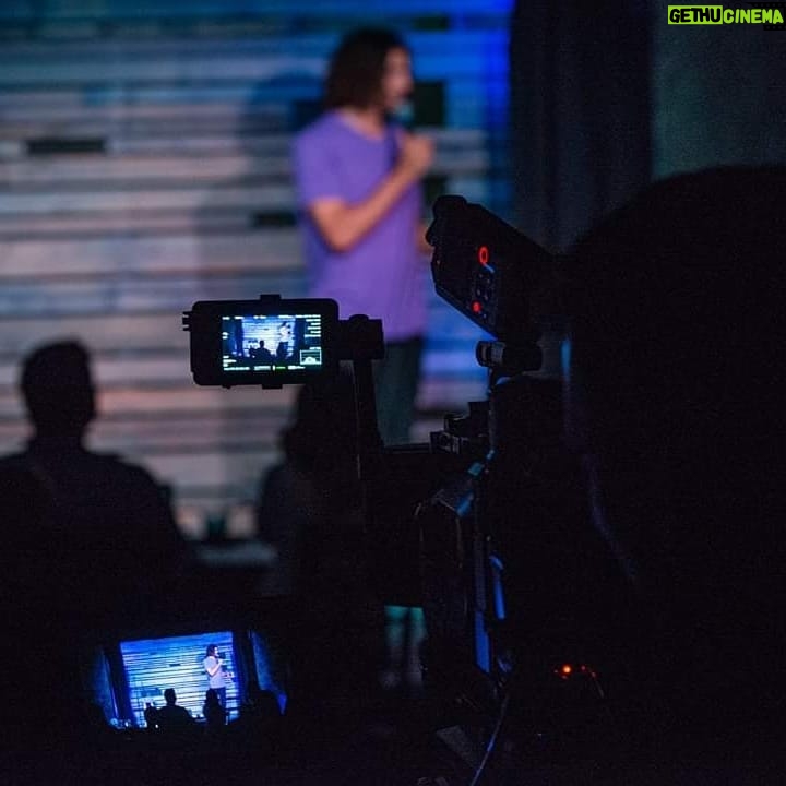 Lachlan Patterson Instagram - Some photos from the #darkwhite comedy special taping taken by the gifted eye of @mattmisiscostudios. He also did all the cover art for the special from a safe distance and he's a really good dude and friend. Give him a look. #standupcomedy #comedyphoto The Rec Room