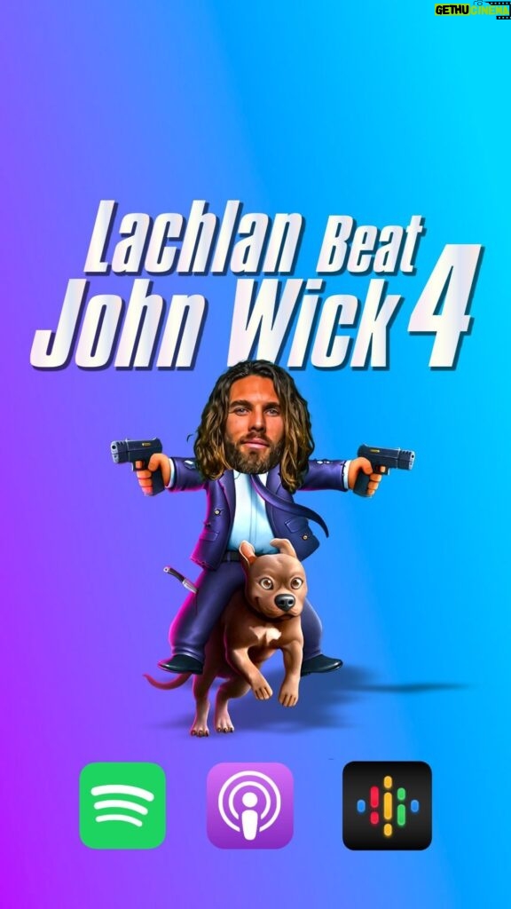 Lachlan Patterson Instagram - Lachlan goes head to head with Keanu and wins! #johnwick4 #keanureeves #vernonbc Malibu, California