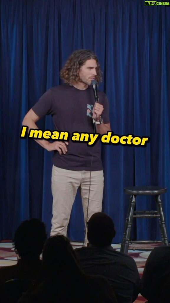 Lachlan Patterson Instagram - Don't be a moron get a checkup this week. #standupcomedy #jokes #doctors