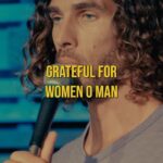 Lachlan Patterson Instagram - @lachjaw is grateful for women 🙏🏼🤣 Check out his special Lachlan Patterson: Dark White on @tubi