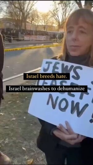 Lady Bunny Instagram - Pro-Palestinian Jew Medea Benjamin from Code Pink is told by a Zionist Jew:

I hope you get raped, they film it and send the video to your mother to watch. 

This is how Zionists talk to even Jews who dare to have a difference of opinion. Also, many of these grisly incidents described have not been backed up by evidence, just hearsay.