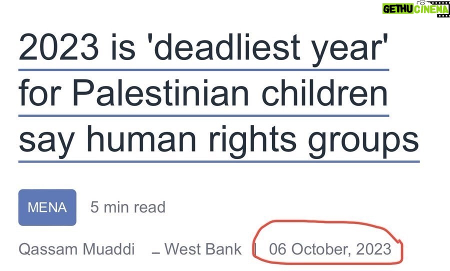 Lady Bunny Instagram - For those who try to claim that Israel is only retaliating against the 10/7 Hamas attack, check out this headline from 10/6–literally the day before!