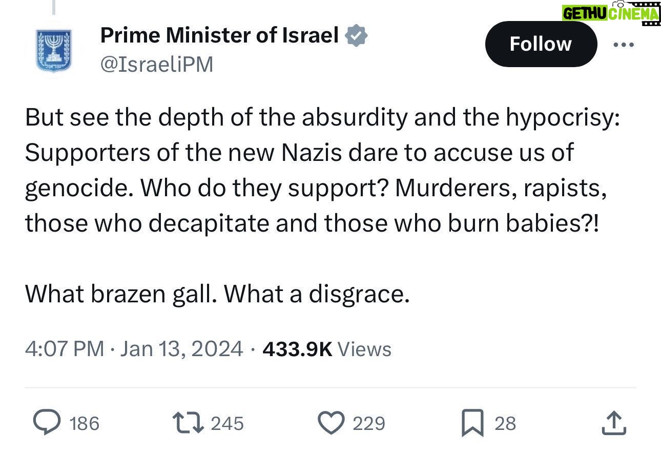Lady Bunny Instagram - I’m sure that there are some wonderful people living in Israel. However, their leaders lie so brazenly and so often! There was no evidence of beheaded babies, burned babies or rapes. You need evidence to support such specific claims. Should that evidence eventually present itself, then people can redo their assessments of the situation accordingly. While I don’t think highly of Zionist leaders in Israel, why do they have Western leaders like Biden repeating their lies? In Biden’s case, he was paid to lie for them. But every mainstream new outlet—were they paid, too? Or just willing accomplices of genocide to preserve their crooked idea of a world order?