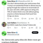Lady Bunny Instagram - Famed pollster Nate Silver from 538 is getting trolled by Democrats, even though he is one, for speaking the truth. Biden supporters seem to hate the truth. But you can’t simultaneously claim that 2024 is the most important election in our lives to “save democracy” and then put all of democracy’s eggs into one creaky basket like Joe. Running Biden suggests that Dems don’t care about winning. He’s polling badly, losing to Trump in crucial swing states, funding a genocide which his own party is against, and is a senile serial liar. Running Biden again is begging for Trump’s 2nd term. If that makes you angry to hear, then you’re in denial. 72% of the country don’t want Biden or Trump to run again.