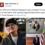 Lady Bunny Instagram - I’m not sure who said that “Democracy can’t exist without an informed electorate.” Yet here we are in an election year, and the media which should inform us is misleading us daily. Michael Rapaport isn’t far-left. I’m considered far-left bc I support Medicare 4 All, higher min wage, paid sick leave, cutting war budgets, etc. But in Europe, where universal healthcare is more common, I would be just plain ol’ left. Rappaport is a centrist Dem, which would be called center-right in Europe, as would Biden. And by the way, I’m not aware of any far-left voters who are warming up to supporting Trump. I’m not saying that there are zero of them, but how left can you if you consider voting for GOP? Sorry, NY Post! Fox says stuff like this nightly, that Biden is under the sway of far-left politicians like AOC & Bernie Sanders. I wish! Maybe Joe would’ve achieved 1/3 of his legislative goals if he were. Billionaire-owned corporate media seeks to paint anyone remotely progressive as far-left to denigrate them. You’ll notice that all news media left & right paints the millions of pro-Palestinian protestors as far-left, also. It’s a smear. Medicare 4 All, higher min wage & a ceasefire are majority-supported positions, not the stuff of fringe lefties. Why don’t editors want you to know that? PS: The truly far-left are socialists & communists. I don’t think there are any card-carrying socialists elected to national office. There’s Claudia Cruz and Karina Garcia running in the Socialist party, but they’re polling at 2-3%. And AOC & Bernie Sanders destroyed their progressive credibility by early-endorsing Biden. I’d love to know where Fox & NY Post think these socialists are hiding. What are some of the “scary” government programs we enjoy because at one time, progressives weren’t powerless? Public schools, roads, libraries, unemployment, fire departments and Social Security. In fact, Social Security and unemployment came about not because FDR was a great president of the people, but because people demanded a social safety net after the Depression. FDR told us to make him do it and people did. Dems today demand nothing except that the president not be Trump.