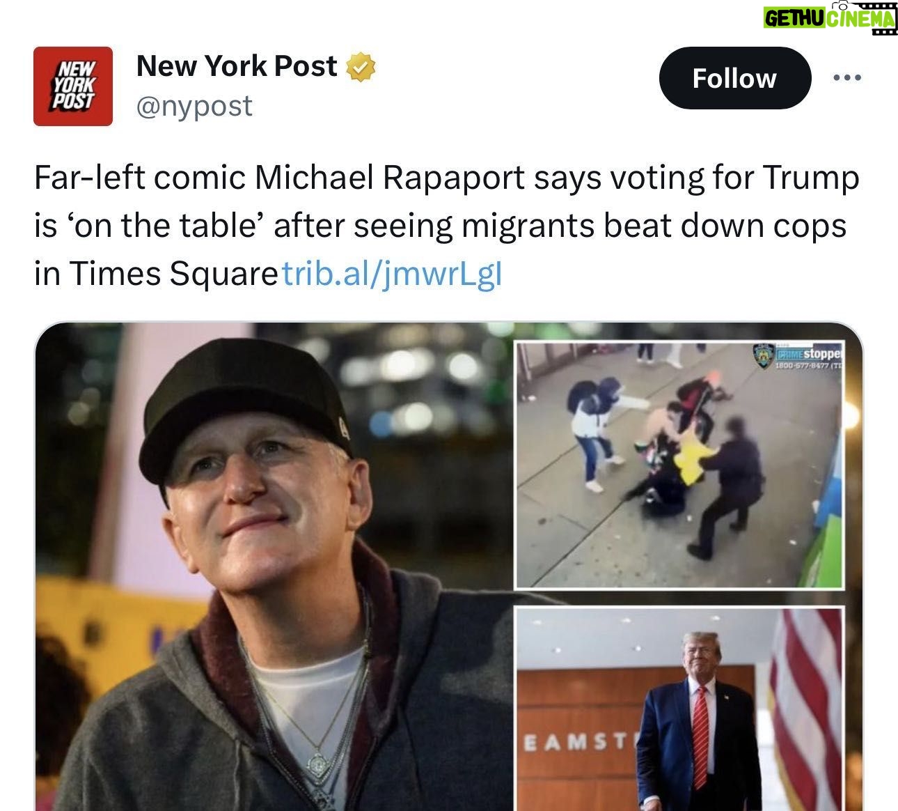 Lady Bunny Instagram - I’m not sure who said that “Democracy can’t exist without an informed electorate.” Yet here we are in an election year, and the media which should inform us is misleading us daily. Michael Rapaport isn’t far-left. I’m considered far-left bc I support Medicare 4 All, higher min wage, paid sick leave, cutting war budgets, etc. But in Europe, where universal healthcare is more common, I would be just plain ol’ left. Rappaport is a centrist Dem, which would be called center-right in Europe, as would Biden. And by the way, I’m not aware of any far-left voters who are warming up to supporting Trump. I’m not saying that there are zero of them, but how left can you if you consider voting for GOP? Sorry, NY Post! Fox says stuff like this nightly, that Biden is under the sway of far-left politicians like AOC & Bernie Sanders. I wish! Maybe Joe would’ve achieved 1/3 of his legislative goals if he were. Billionaire-owned corporate media seeks to paint anyone remotely progressive as far-left to denigrate them. You’ll notice that all news media left & right paints the millions of pro-Palestinian protestors as far-left, also. It’s a smear. Medicare 4 All, higher min wage & a ceasefire are majority-supported positions, not the stuff of fringe lefties. Why don’t editors want you to know that? PS: The truly far-left are socialists & communists. I don’t think there are any card-carrying socialists elected to national office. There’s Claudia Cruz and Karina Garcia running in the Socialist party, but they’re polling at 2-3%. And AOC & Bernie Sanders destroyed their progressive credibility by early-endorsing Biden. I’d love to know where Fox & NY Post think these socialists are hiding. What are some of the “scary” government programs we enjoy because at one time, progressives weren’t powerless? Public schools, roads, libraries, unemployment, fire departments and Social Security. In fact, Social Security and unemployment came about not because FDR was a great president of the people, but because people demanded a social safety net after the Depression. FDR told us to make him do it and people did. Dems today demand nothing except that the president not be Trump.