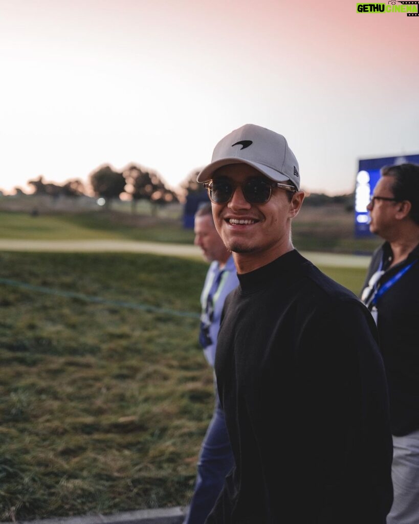 Lando Norris Instagram - my first ever Ryder Cup all thanks to @hilton. what a weekend and even better seeing Europe take the w
