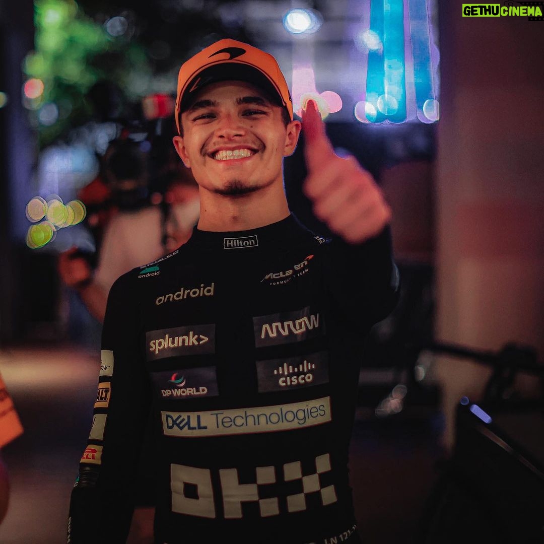 Lando Norris Instagram - that’s a wrappppp 😁 Abu Dhabi, United Arab Emirates