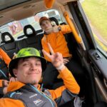 Lando Norris Instagram - Two & Three 🧡 Silverstone Circuit
