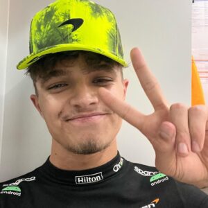 Lando Norris Instagram - P2 in Qualy at home 🇬🇧!! Unbelievable! You fans are crazy, thanks for all the support 💙 Same tomorrow pls 😁