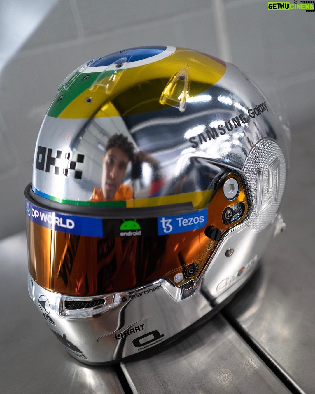 Lando Norris Instagram - Chrome with added #GoogleChrome 🪩 @google