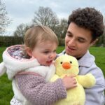 Lando Norris Instagram - Mila + Uncle Lando went hunting 🐣