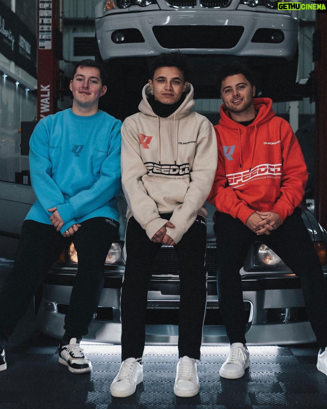 Lando Norris Instagram - Proud of this one. SPEEDCO is out now on quadrant.gg ❤️